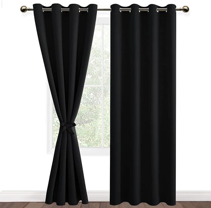 DWCN Black Blackout Curtains for Bedroom - Image 7