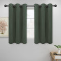 Easy-Going Thermal Grommet Blackout Curtains, 2 Panels 42x45 in | Greyish Green by Easy-Going