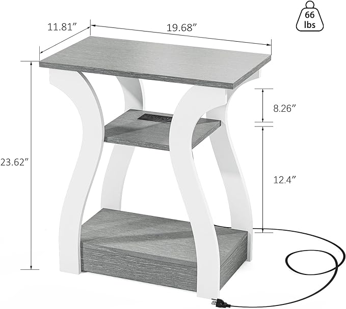 FROMJBEST End Tables Living Room, - Image 2