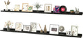 Black Floating Shelves for Wall Decor, 71 in Shelf by Unknown