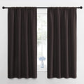 NICETOWN RV Blackout Curtains for Camper Windows, Toffee Brown, Short Blackout by NICETOWN