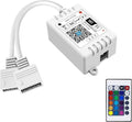 iNextStation Smart RGB WiFi LED Controller 4-Pin Output Compatible with Alexa/Google Home Assistant/IFTTT Android/iOS for SMD 3535 5050 2835 Color Changing LED Strip Lights (2-Port)
