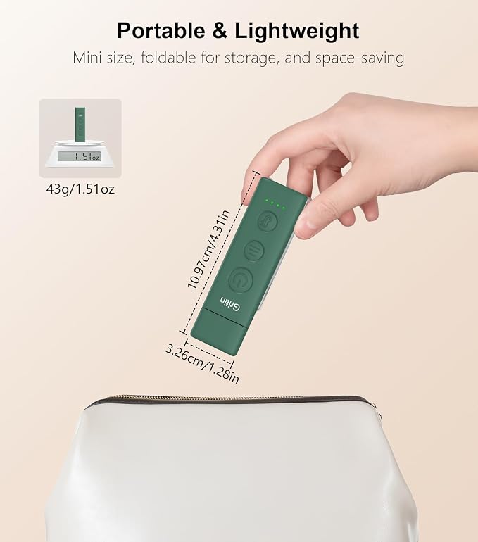 Gritin Book Light Rechargeable, Clip on LED Reading Light - Image 8