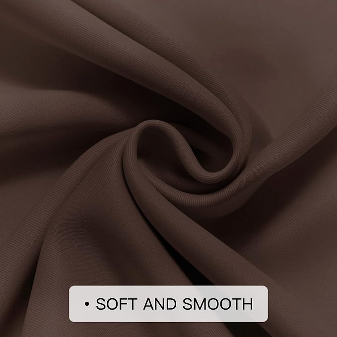COSVIYA Grommet Ombre Room Darkening Curtains 84 inc h Length 2 Panels - Image 6