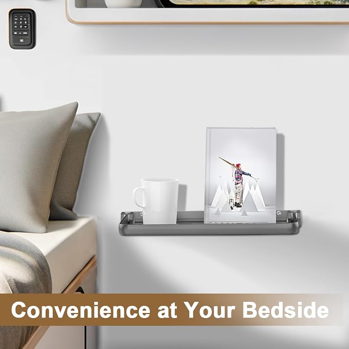 RV Aluminum Fold-Down Wall Shelf - Image 7