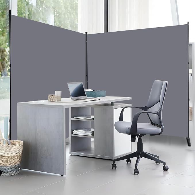 Room Divider Folding Privacy Screens, 6FT Tall Divider - Image 4