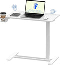 FLEXISPOT H7 28" Pneumatic Height-Adjustable Overbed Table by Unknown