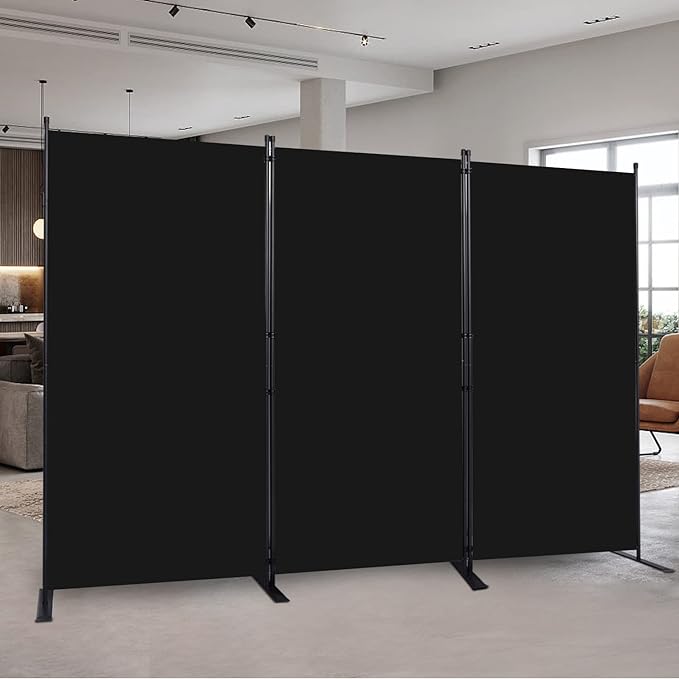 Room Divider 3 Panel-102''Wide, 6FT Room Dividers and Folding Privacy Screen | by HOMSCREENER