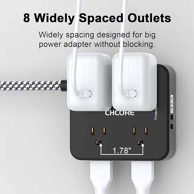 Surge Protector Power Strip - Image 4