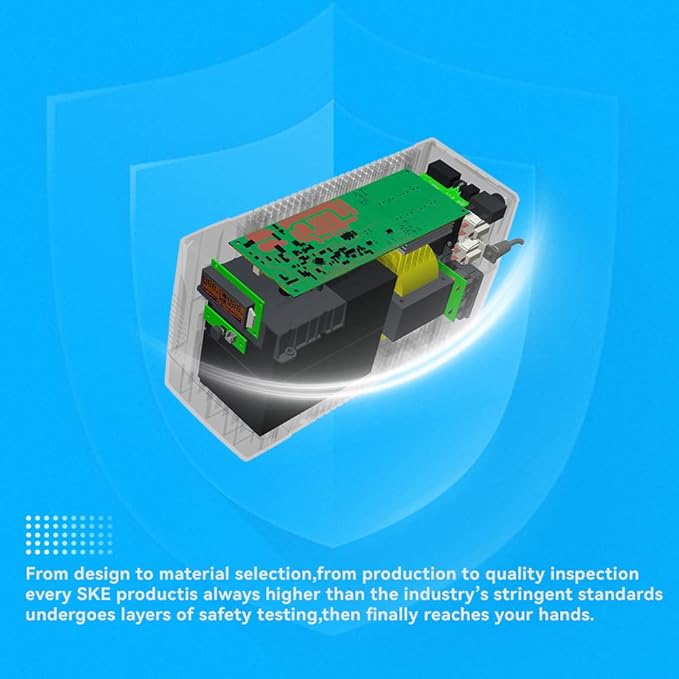Ups Battery Backup and Surge Protector 1250VA/720W,Computer Uninterruptible Power Supply Units,Battery Backup Intelligent LCD,SKE Back UPS,Uninterruptible Power Supply,Battery Backup for Computer SKE