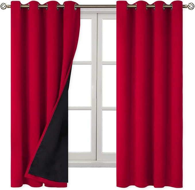 BGment Christmas 100% Blackout Curtains Thermal Insulated - Image 8