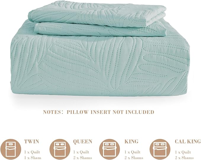 Exclusivo Mezcla 2-Piece Twin Quilt Bedding Set, Soft Microfiber Bedspreads | - Image 6