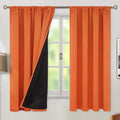 BGment Burnt Orange Blackout Curtains by BGment