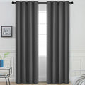 Yakamok Room Darkening Curtains 52x90 inch Length Charcoal Grey-Living Room | 2 by Yakamok