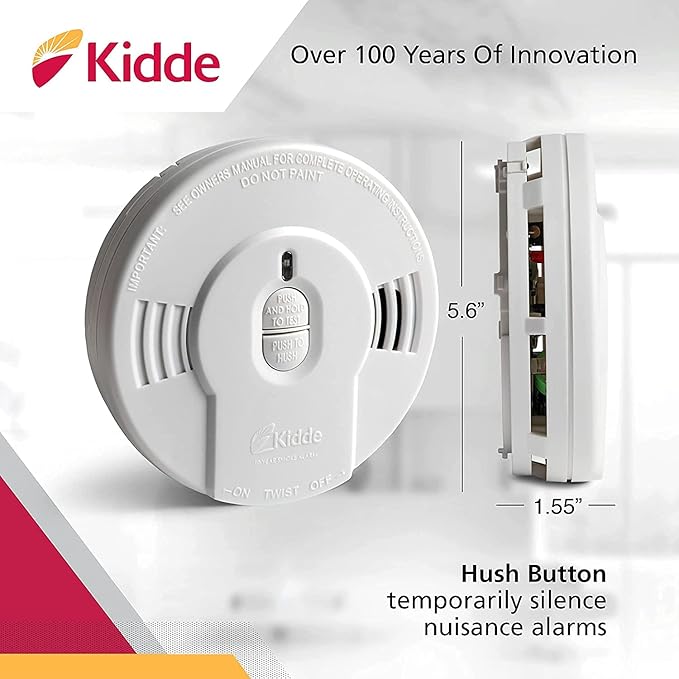 Kidde Smoke & Carbon Monoxide Detectors with 10-Year Battery