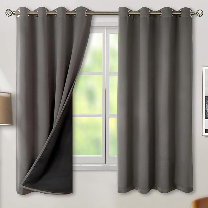 BGment Thermal Insulated 100% Blackout Curtains by BGment