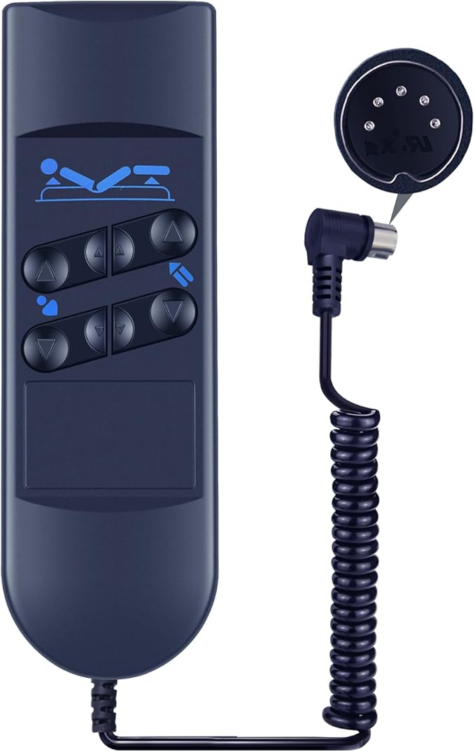 GWVEE Replacement Remote Control for Okin Okimat II Bed Motor Hand Control Compatible with Refined Hospital Beds