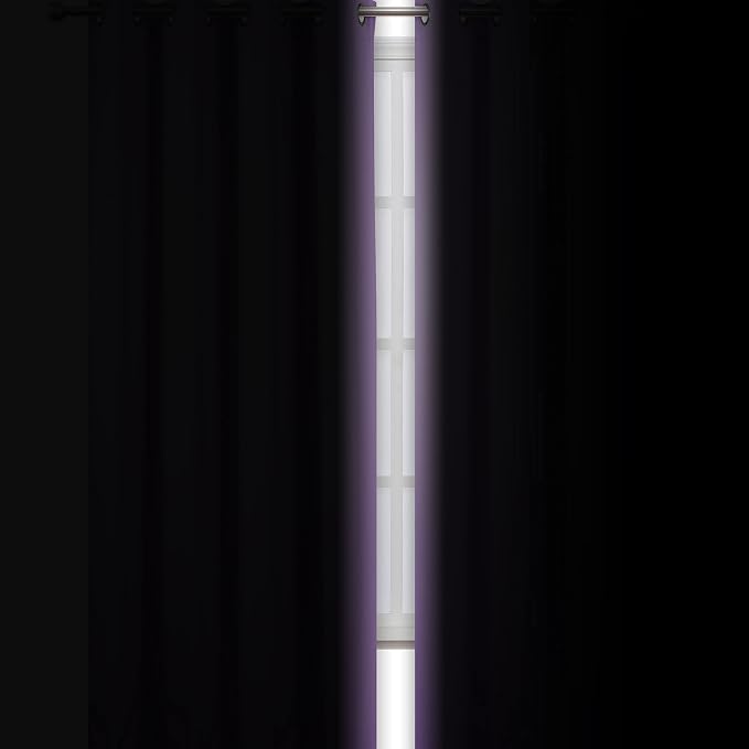 Lilac Blackout Curtains 52 x 84 inch/Lavender Curtains Set of 2 Panels/Thermal - Image 3
