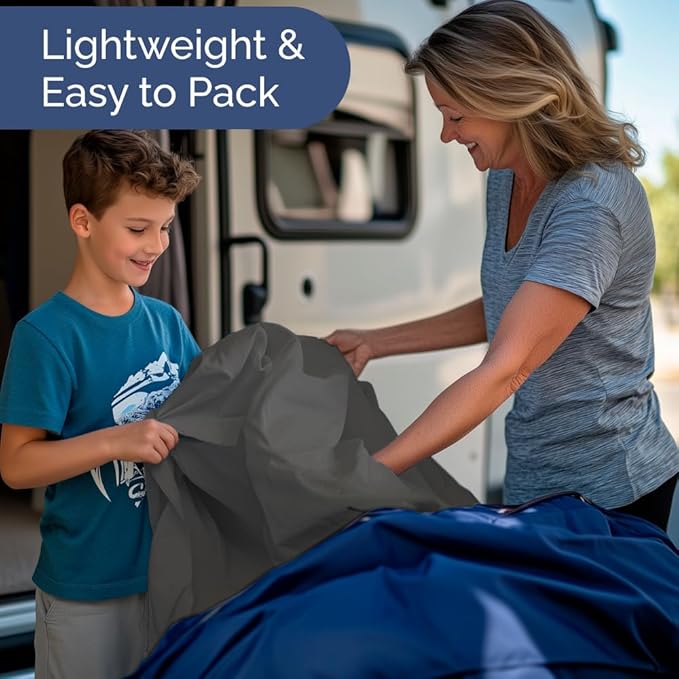 RV Short Queen Sheet Set 60 X 75 - 4 Piece RV Short Queen Bed Sheets - Soft, Breathable and Cooling - Designed for Bunks, Trailers & Campers - Fits 8” to 12" Mattress - Hotel Luxury Bedding - Charcoal
