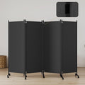 Kokorona 4 Panel Room Divider, 6FT Tall Folding Privacy Screen by Kokorona