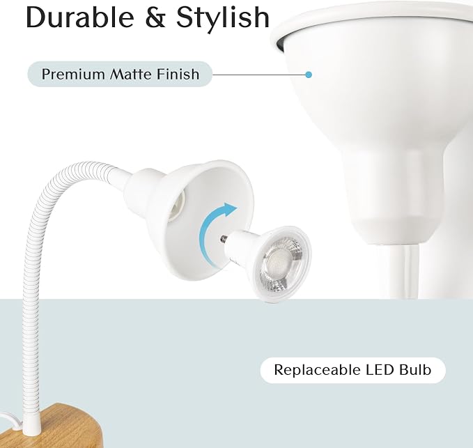 Patented Innovative Design Headboard Reading Light. No Drilling Golden Book - Image 5