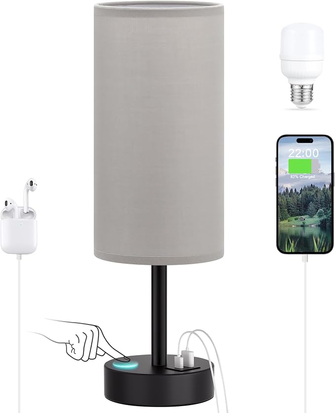 Dicoool Bedside Table Lamp for Bedroom by DicooolDirect