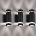 rosykite Outdoor Wall Sconce Exterior Lighting Fixture - ETL Listed,Aluminum Waterproof Wall Mount Cylinder Design - Up Down Light Fixture for Porch, Garage and Patio