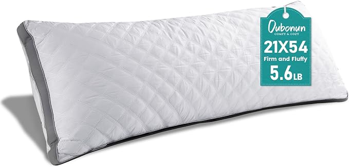 Oubonun Premium Adjustable Loft Quilted Body Pillows by Oubonun