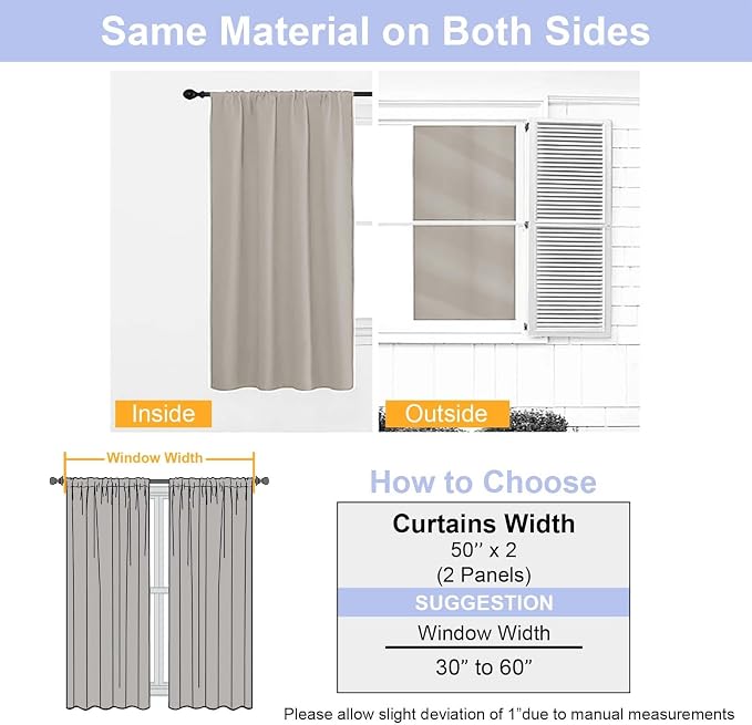 Simplebrand Blackout Extra 10ft Curtains - Image 7