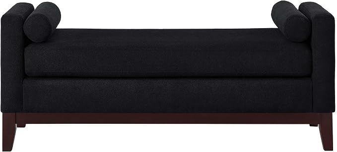 51” Bed Ottoman Bench for Bedroom, Boucle Upholstered End of The Bed Bench - Image 6