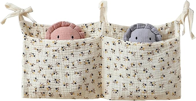 Baby Bedside Hanging Bags Storage Organizer Milk Bottle Toy Crib Baby Nappy-Bag by Simpletochoose