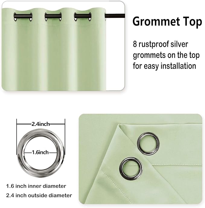 DWCN Blackout Curtains for Bedroom - Image 3