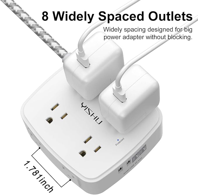 Surge Protector Power Strip - Image 4