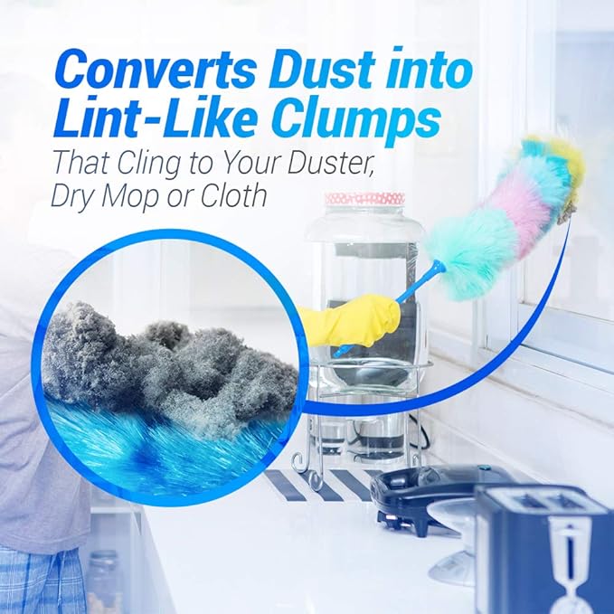 Fuller Brush Duster Spray – 15.5 oz Multi Surface Dust Removing Sprayer - Safe Household Cleaning For Floors, Furniture, Blinds & Car Interiors (Pack of 1)