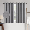 MIULEE 100% Blackout Linen Curtains by MIULEE