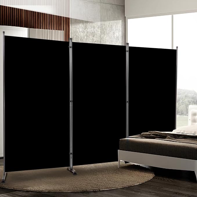 Room Divider 3 Panel-102''Wide Folding Privacy Screen, Large Partition Wall | by HOMSCREENER