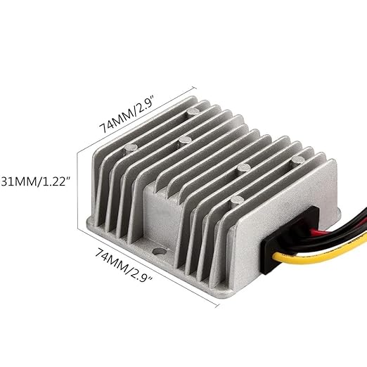 Gebildet DC/DC Converter 12V Step Up to 19V 5A 95W Voltage Regulator, Power Adapter Voltage Booster, Power Supply Module Boost Transformer