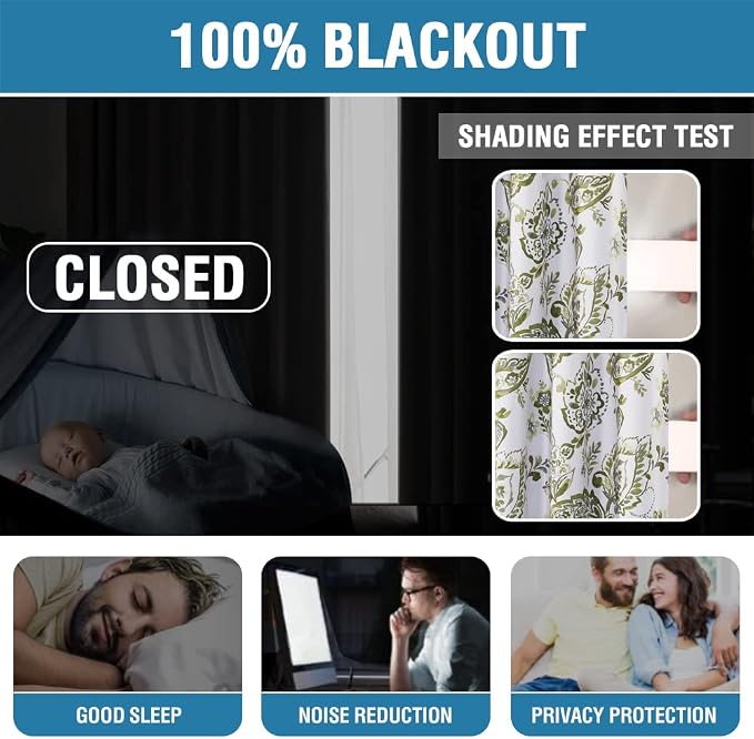 H.VERSAILTEX 100% Blackout Curtains - Image 2