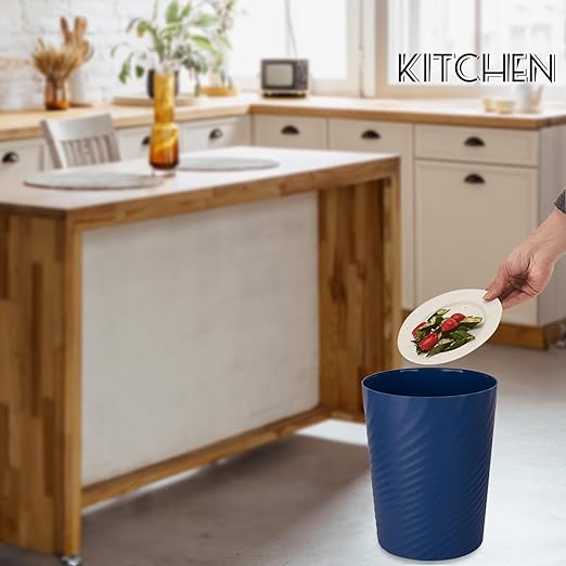 Plastic Small Bathroom Trash Can Wastebasket Garbage Can, 2 Pack | Sturdy-Easy - Image 5