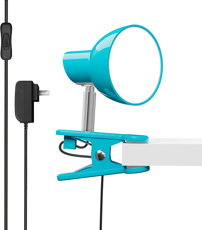 LED Clip lamp, 5W Super Bright Desk Light, 330° Rotation Small Lamp by TOPMB