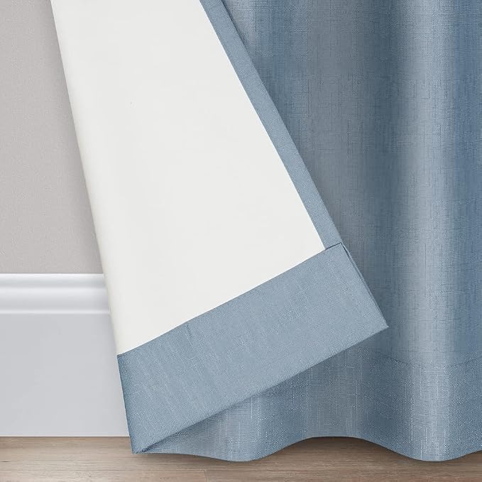 ECLIPSE Kendall Modern Blackout Thermal Rod Pocket Window Curtain - Image 4