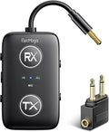 2025 Upgraded Airplane Bluetooth 5.4 Transmitter with Qualcomm Chipset, ElecMoga Airplane Travel Essentials Supports 2 AirPods or Headphones, 2-in-1 AUX Wireless Receiver for Gym, TV, Car, Audio