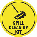 Spill Clean Up Kit - Floor Sign 48" x 48" - Permanent
