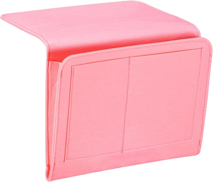 PATIKIL 11in Bedside Caddy, Bed Caddy Bedside Organizer Hanging 5 Pocket Soft by PATIKIL