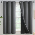 Yakamok Grey Blackout Curtains 63 inches Long by Yakamok