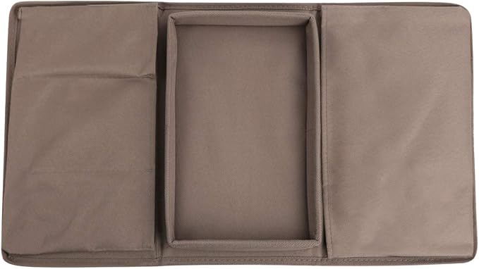 Brown Classic Functional Sofa Caddy Bedside Organizer - Image 6