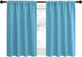 NICETOWN Blackout Curtains for RV Windows, Teal Blue, 2 Panels, Room Darkening by NICETOWN