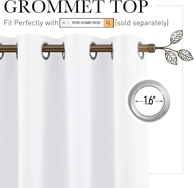 RYB HOME Room Divider Curtain - Image 2