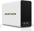 GOLDENMATE 1500VA/1000W Lithium UPS Battery Backup and Surge Protector, Backup Battery Power Supply with LiFePO4 Batteries(296Wh), AVR, Line Interactive Sinewave UPS System, 8 Outlets, LCD Display