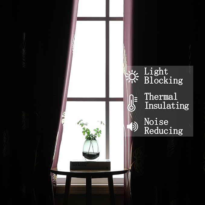 Burgundy Red Room Darkening Curtains 72 Inches Long - Image 6